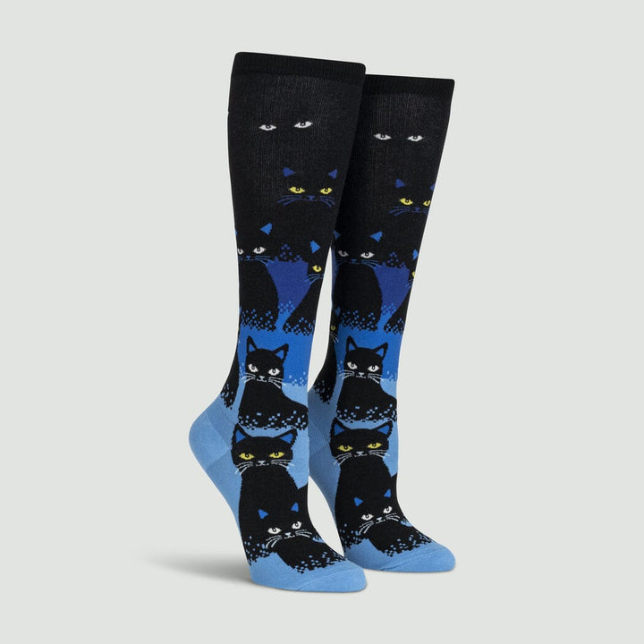 Black-to-blue ombre women&