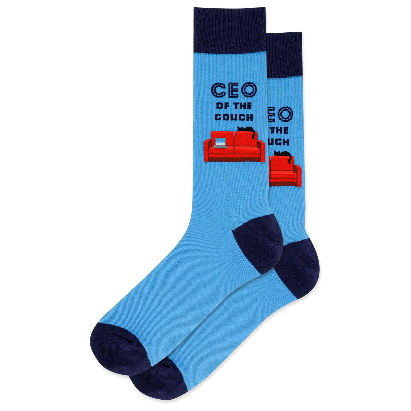 CEO of the Couch Crew Socks | Men's - Knock Your Socks Off