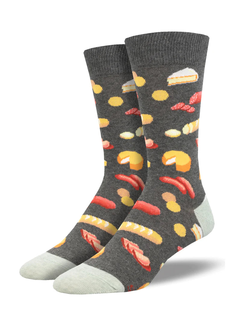 Charcuterie Crew Socks | Men's - Knock Your Socks Off