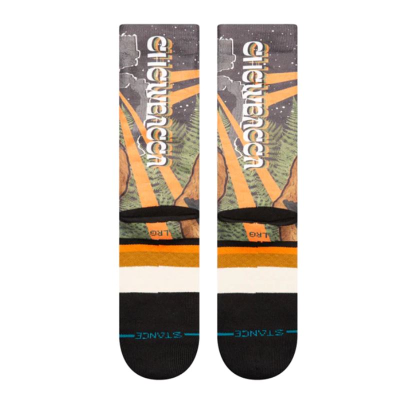 Chewie By Jaz - Green Crew Socks | Men's - Knock Your Socks Off