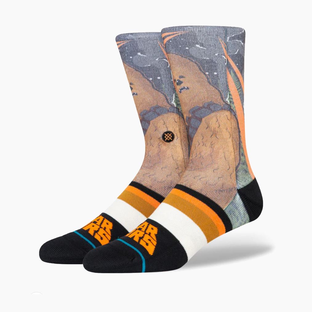 Chewie By Jaz - Green Crew Socks | Men's - Knock Your Socks Off