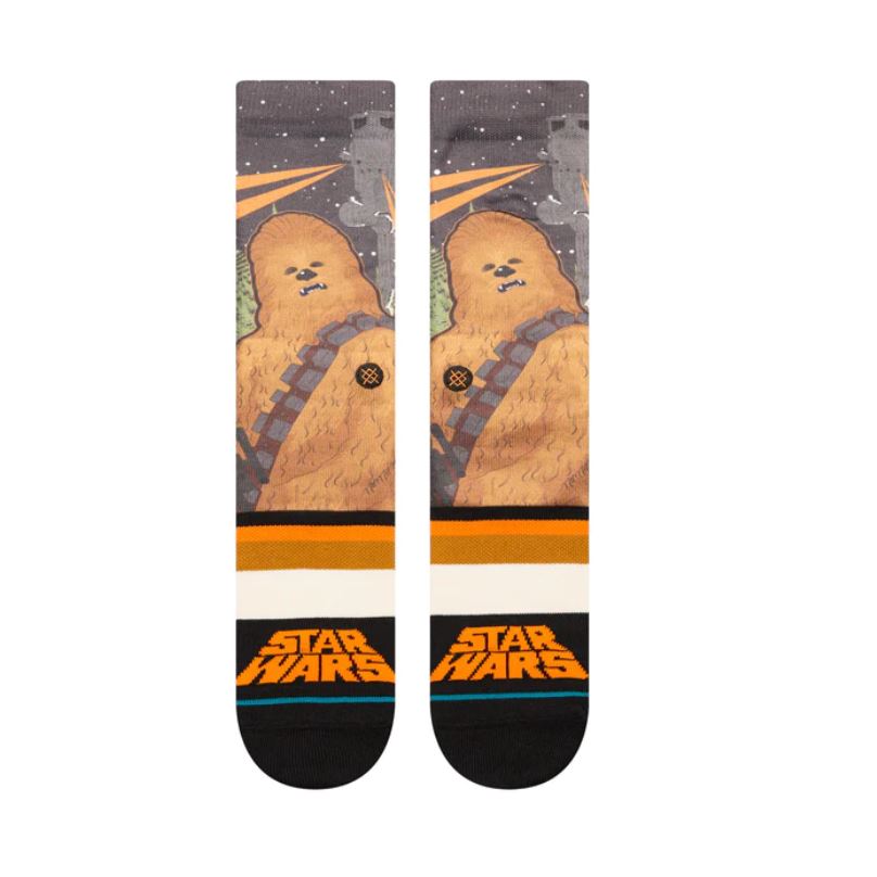 Chewie By Jaz - Green Crew Socks | Men's - Knock Your Socks Off