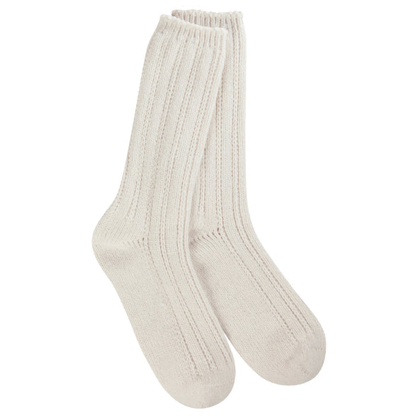 Cloud Weekend Pointelle Crew Socks | Women's - Knock Your Socks Off