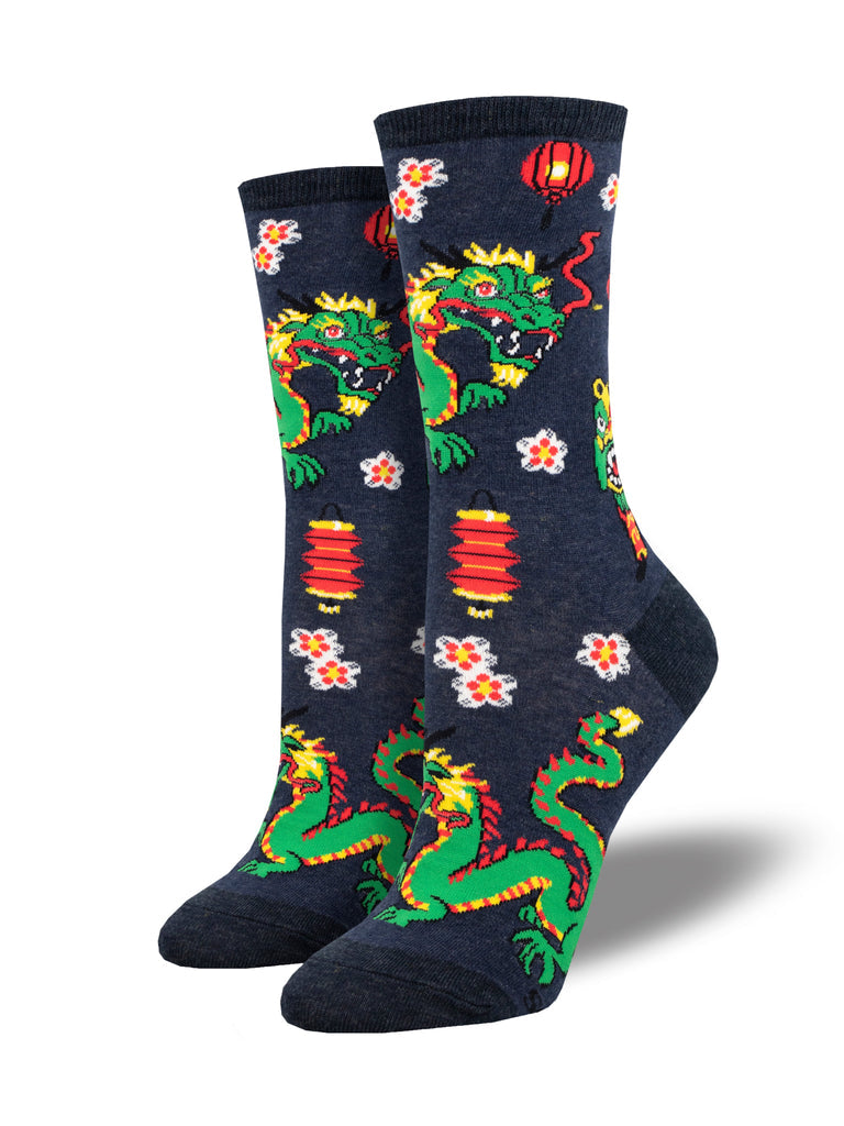 CNY Parade Crew Socks | Women's - Knock Your Socks Off