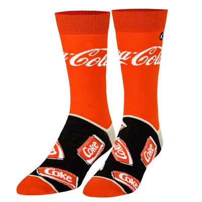 Coca Cola Feet Crew Socks | Men's - Knock Your Socks Off