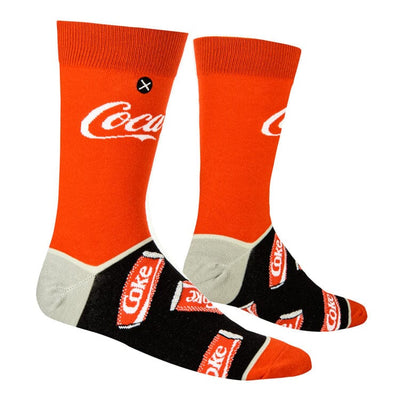 Coca Cola Feet Crew Socks | Men's - Knock Your Socks Off