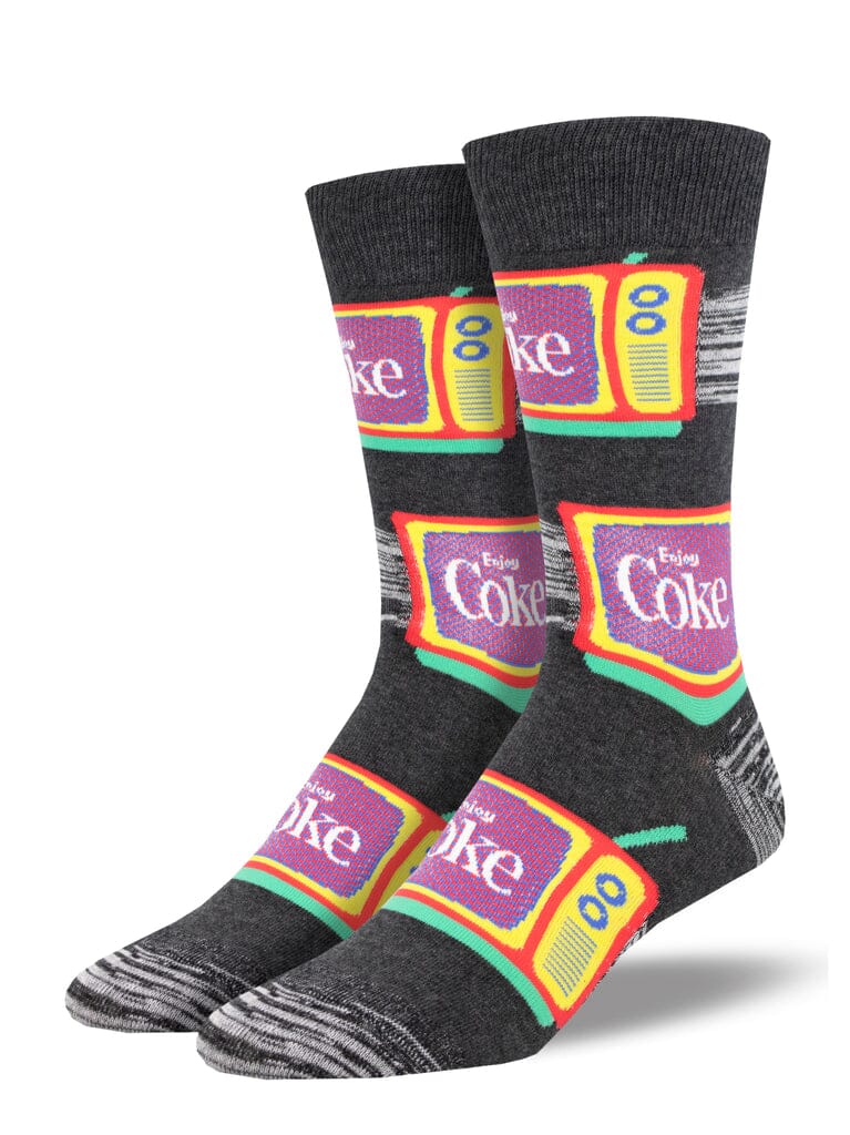 "Coke TV" Crew Socks | Men's - Knock Your Socks Off