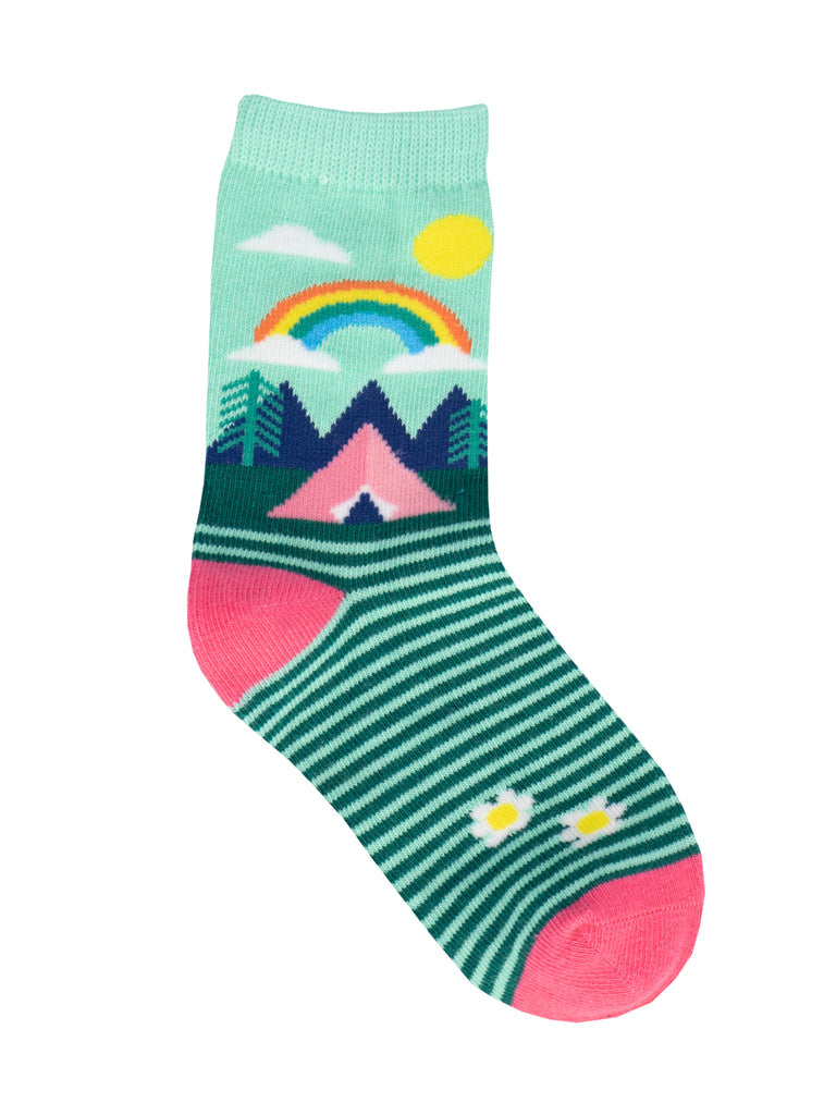 Color Outside The Lines Kids Crew Socks | Kids' - Knock Your Socks Off