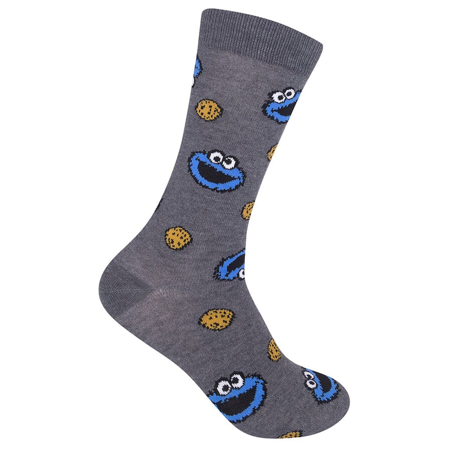 Cookie Monster Sesame Street Crew Socks | Unisex - Knock Your Socks Off