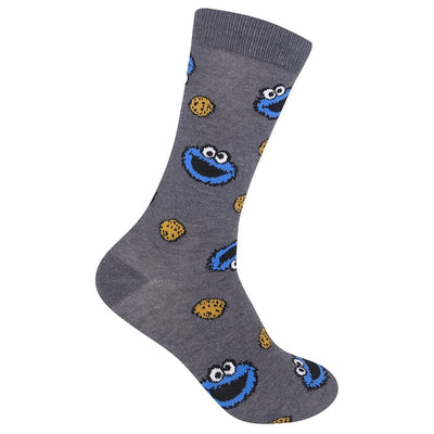 Cookie Monster Sesame Street Crew Socks | Unisex - Knock Your Socks Off