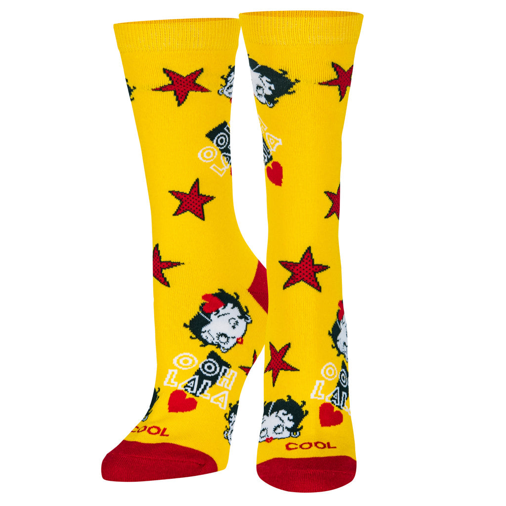 Cool Socks - Betty Boop Ooh La La Crew Socks | Women's - Knock Your Socks Off