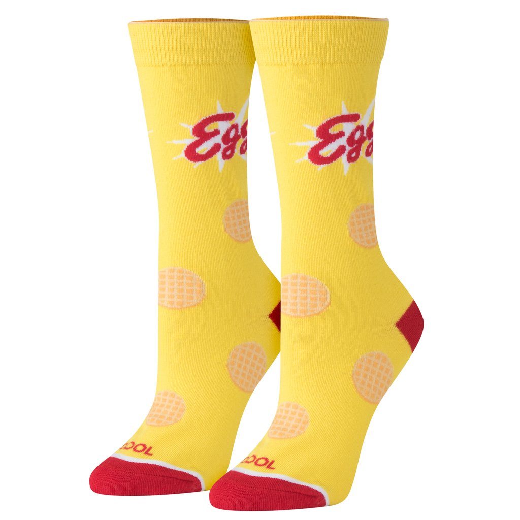 Cool Socks - Eggos Waffles Crew Socks | Women's - Knock Your Socks Off