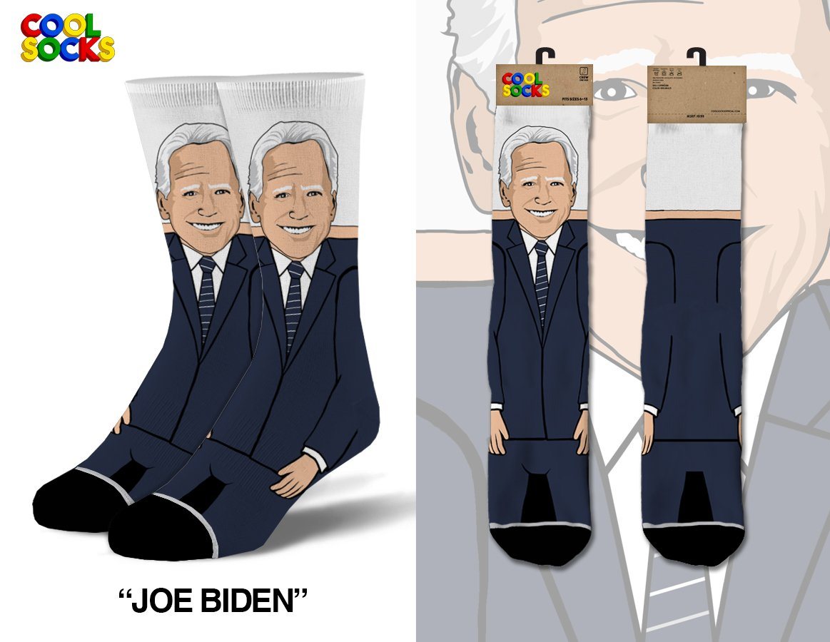 Cool Socks - Joe Biden Crew Socks | Men's - Knock Your Socks Off