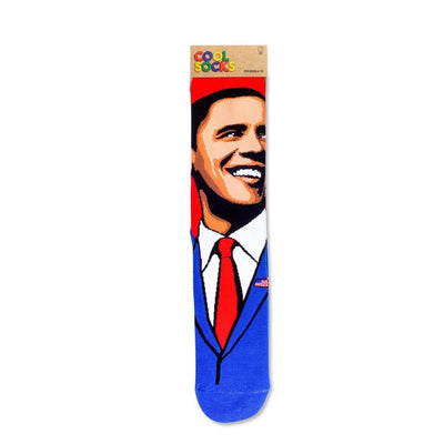 Cool Socks - Obama Crew Socks | Men's - Knock Your Socks Off