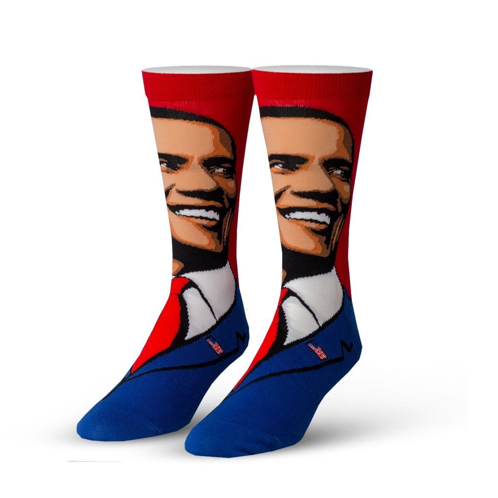 Cool Socks - Obama Crew Socks | Men's - Knock Your Socks Off