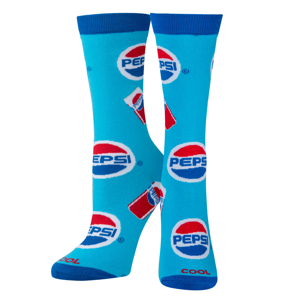 Cool Socks - Pepsi Can Crew Socks | Women's - Knock Your Socks Off