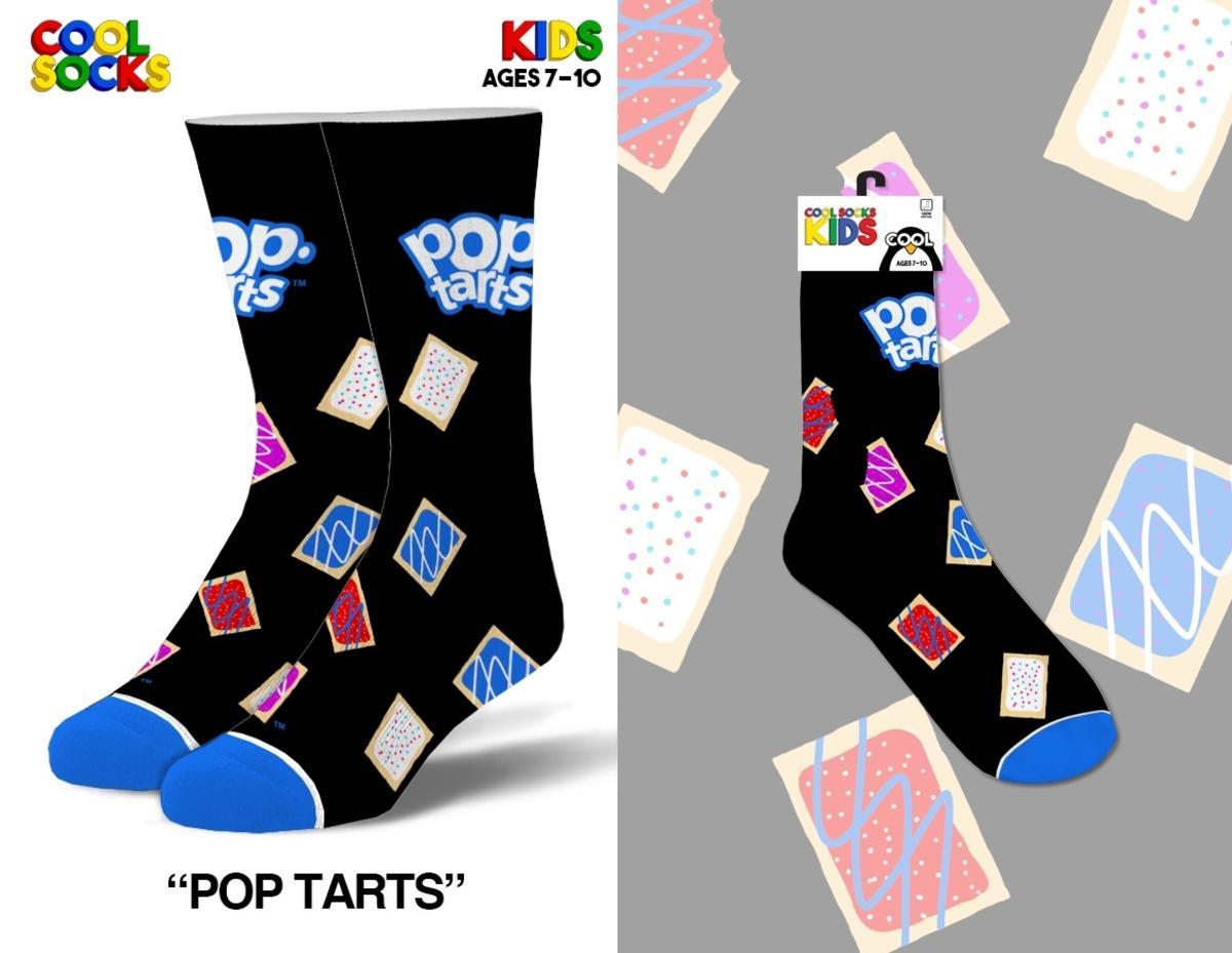 Cool Socks - Pop Tarts Logo Crew Socks | Kids' - Knock Your Socks Off