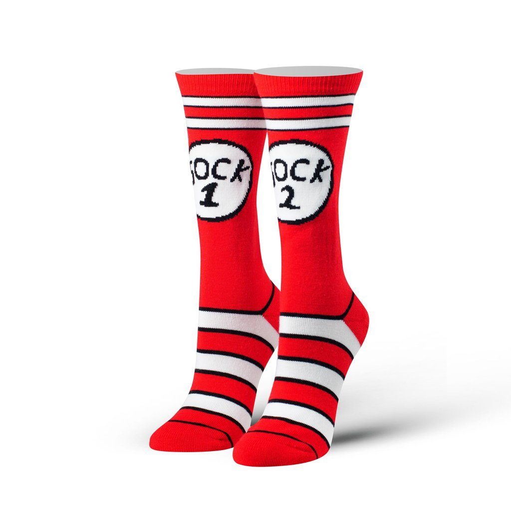 Cool Socks - Sock 1 Sock 2 Crew Socks | Women's - Knock Your Socks Off