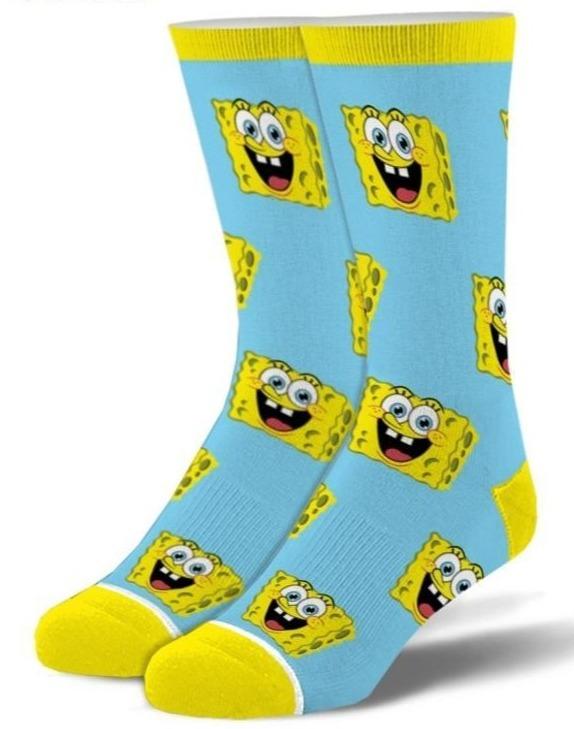 Cool Socks - Spongebob All Over Crew Socks | Kids' - Knock Your Socks Off