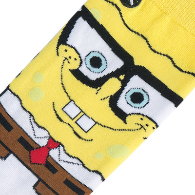 Cool Socks - Spongebob Nerdpants Crew Socks | Women's - Knock Your Socks Off