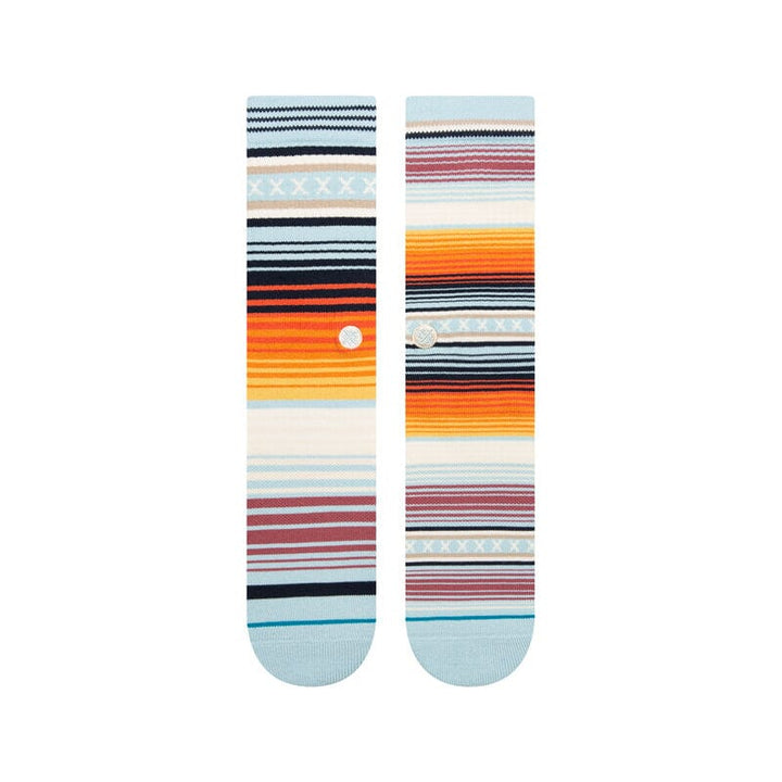 Curren St Lightblue Crew Socks | Men&