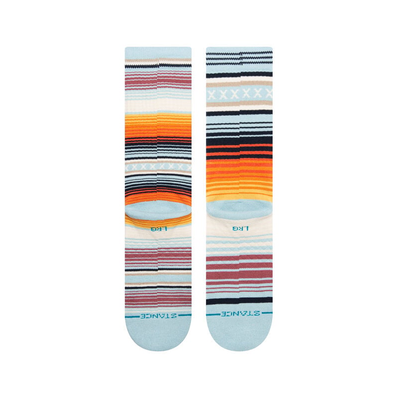 Curren St Lightblue Crew Socks | Men&