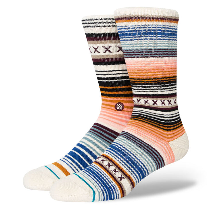 Curren St Wine Crew Socks | Men&