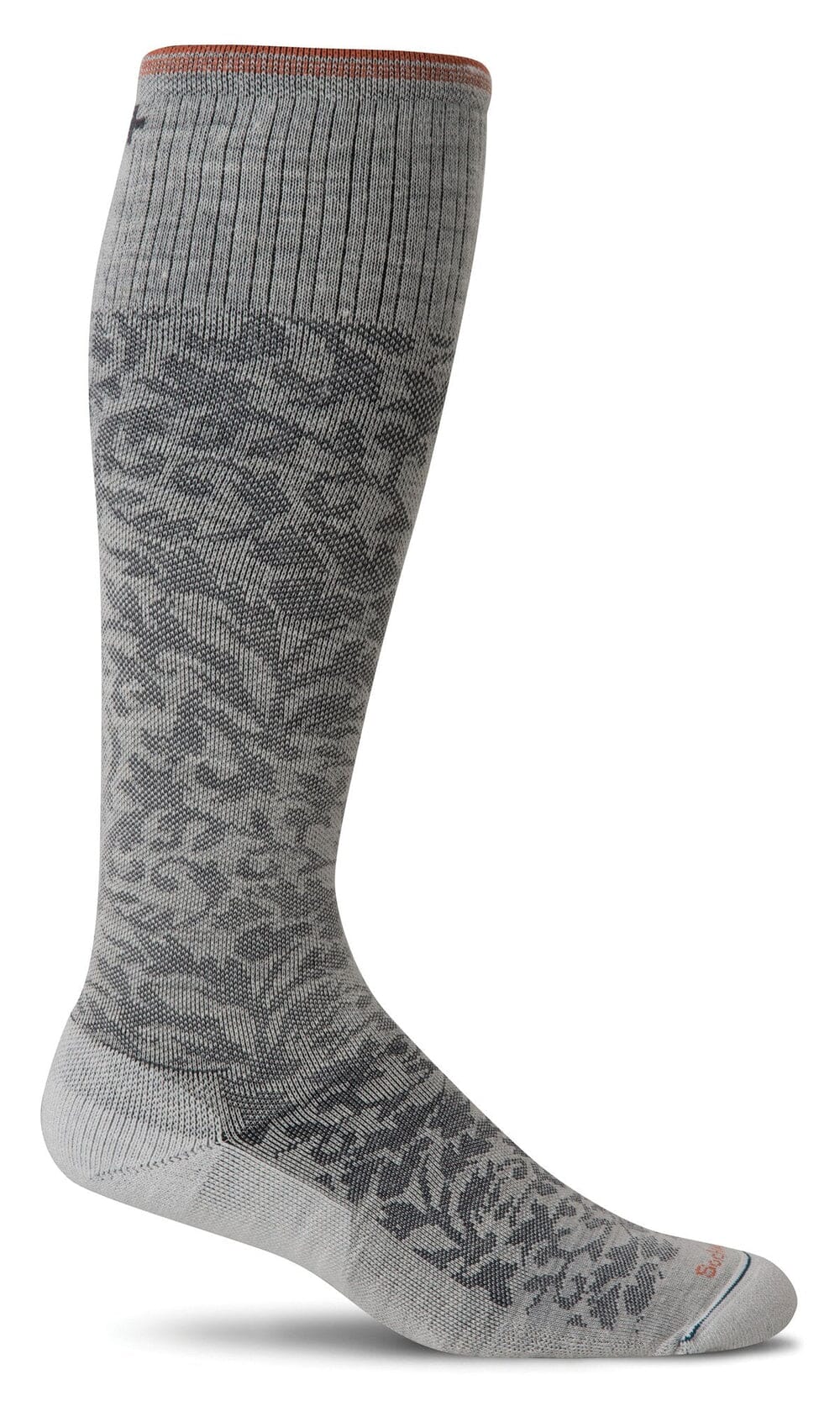 Damask Oyster (Moderate Graduated Compression) | Women's - Knock Your Socks Off