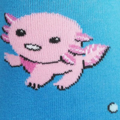 Dancing Axolotl Knee High Socks | Women's - Knock Your Socks Off