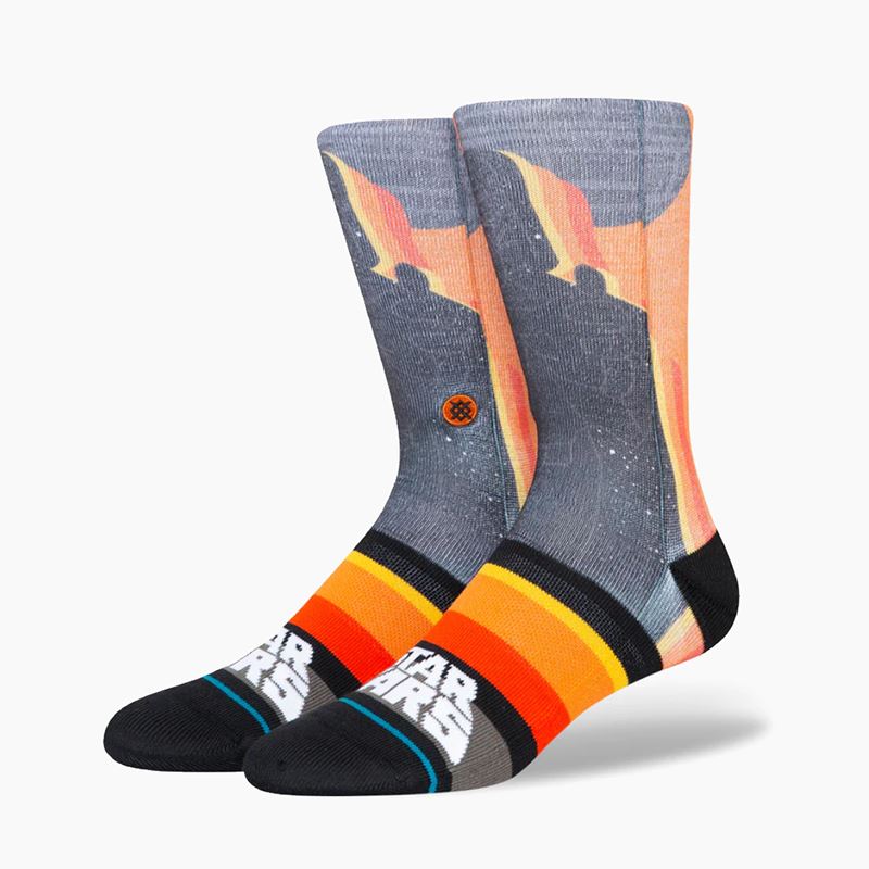 Darth By Jaz - Spacedust Crew Socks | Men's - Knock Your Socks Off