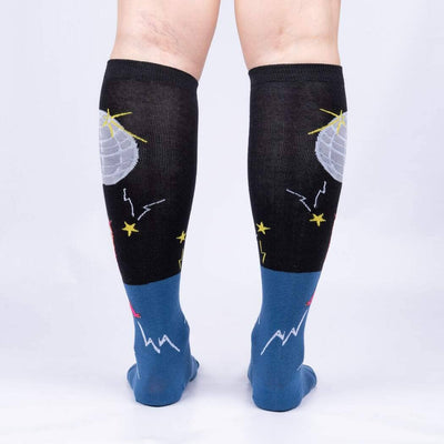 Disco Nut! Knee High Socks | Women's - Knock Your Socks Off