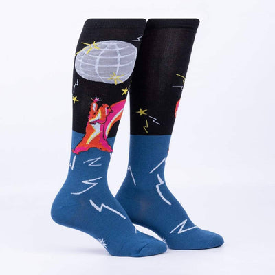 Disco Nut! Knee High Socks | Women's - Knock Your Socks Off
