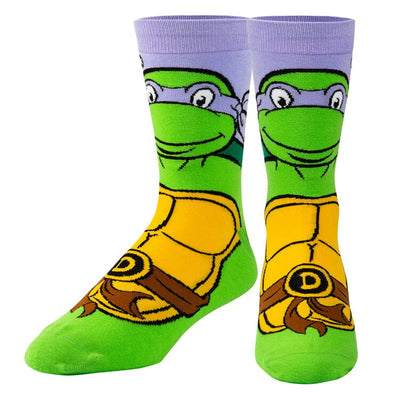 Donatello TMNT Purple Crew Socks | Men's - Knock Your Socks Off