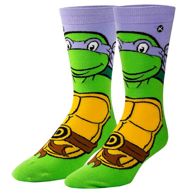 Donatello TMNT Purple Crew Socks | Men's - Knock Your Socks Off