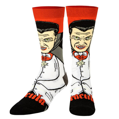 Dracula Crew Socks | Men's - Knock Your Socks Off