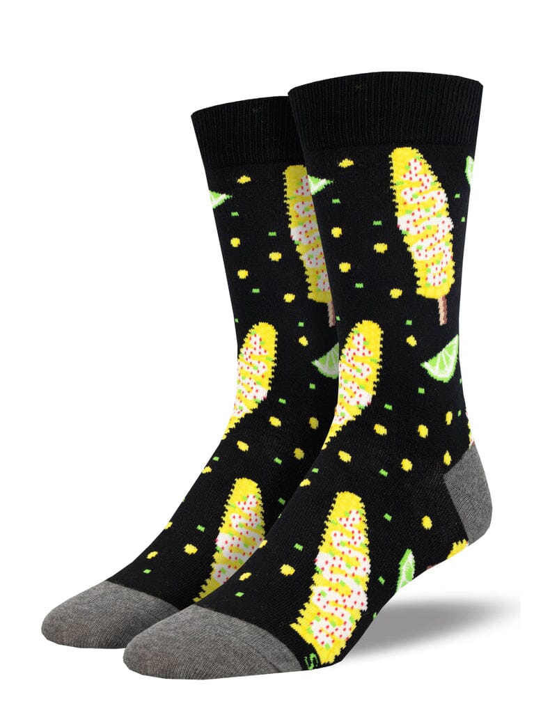 "Elote" Crew Socks | Men's - Knock Your Socks Off