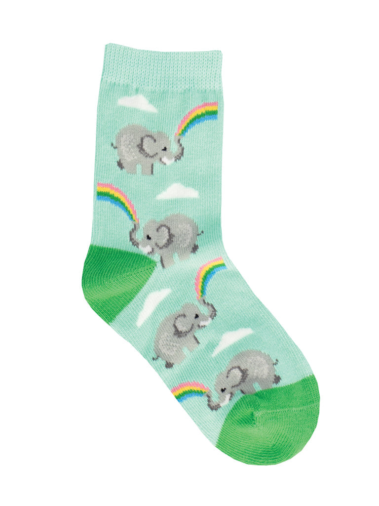 End Of The Rainbow Crew Socks | Kids' - Knock Your Socks Off