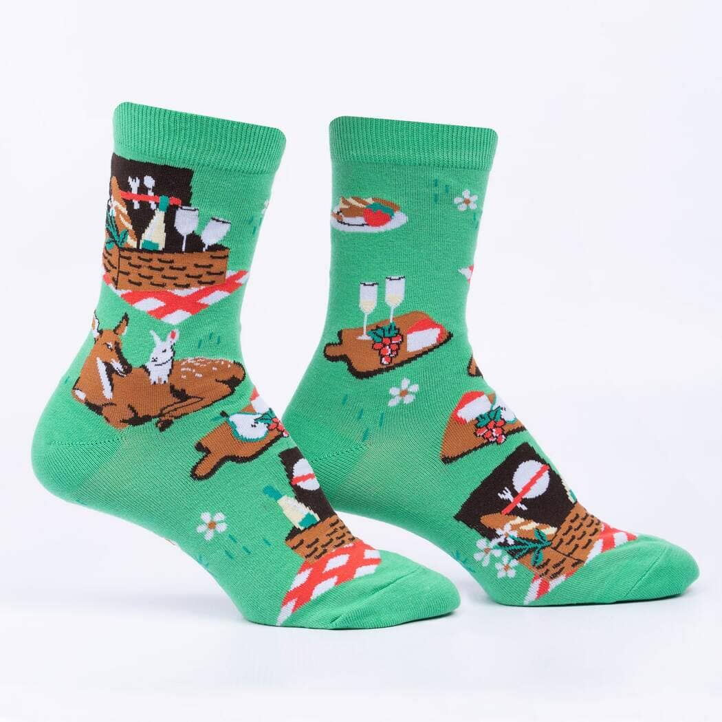 Everyday Is a Picnic With You Crew Socks | Women's - Knock Your Socks Off