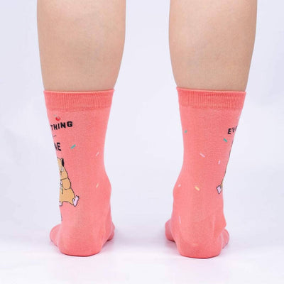 Everything Is Fine Crew Socks | Women's - Knock Your Socks Off