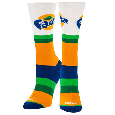 Fanta Orange Crew Socks | Women's - Knock Your Socks Off