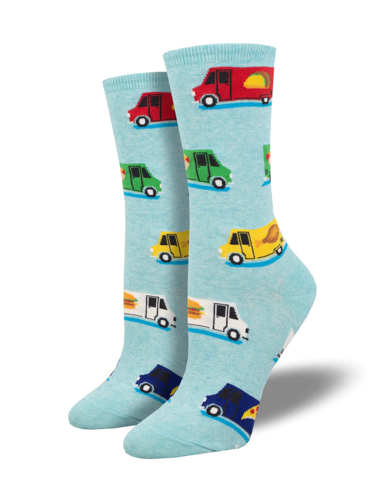 Food Truck Crew Socks | Women's - Knock Your Socks Off