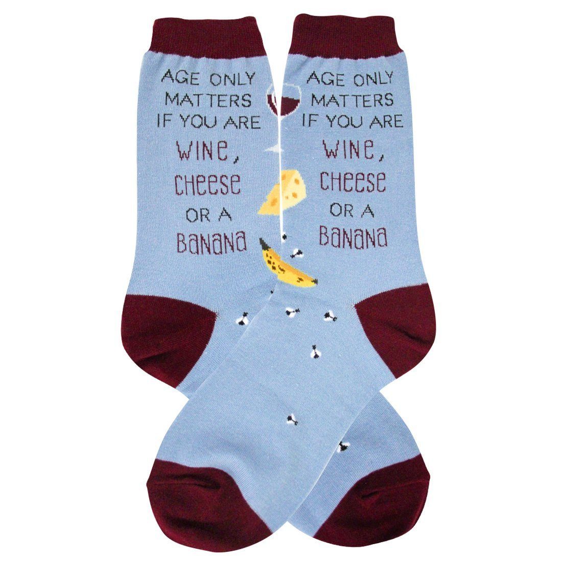 Foot Traffic - Age Only Matters Crew Socks | Women's - Knock Your Socks Off