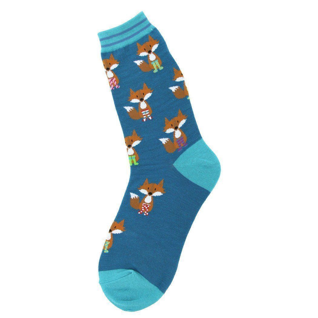Foot Traffic - Fox In Socks Cew Socks | Women's - Knock Your Socks Off