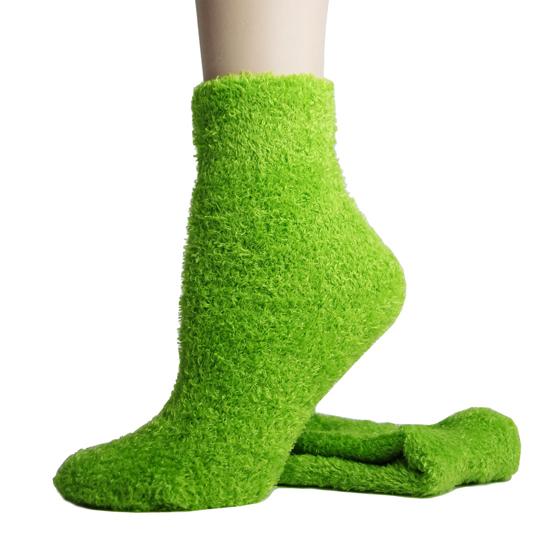 Foot Traffic - Fuzzy Microfiber Crew Socks | Women's - Knock Your Socks Off