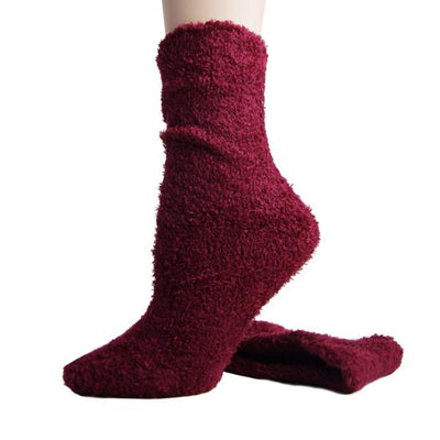 Foot Traffic - Fuzzy Microfiber Crew Socks | Women's - Knock Your Socks Off