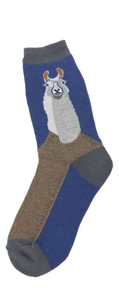 Foot Traffic - Llama Crew Socks | Women's - Knock Your Socks Off