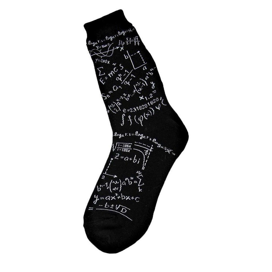 Foot Traffic - Math Genius Crew Socks | Men's - Knock Your Socks Off
