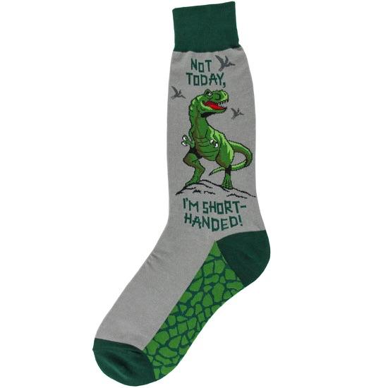 Foot Traffic - T-Rex Crew Socks | Men's - Knock Your Socks Off