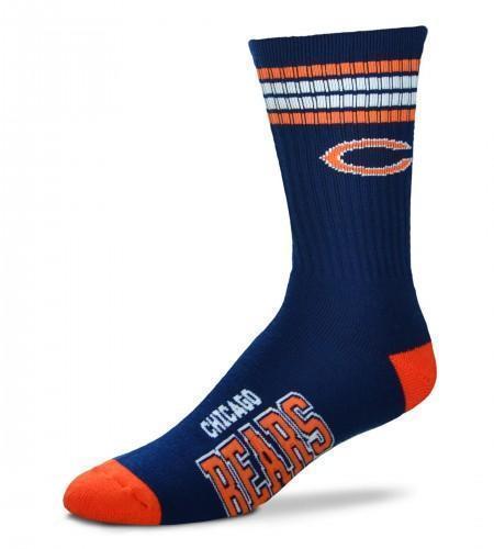 For Bare Feet - Chicago Bears NFL Crew Socks | Men's - Knock Your Socks Off