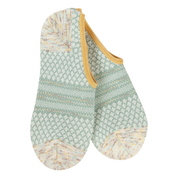 Frosty Multi Weekend Gallery Footsie Slipper Socks | Women's - Knock Your Socks Off